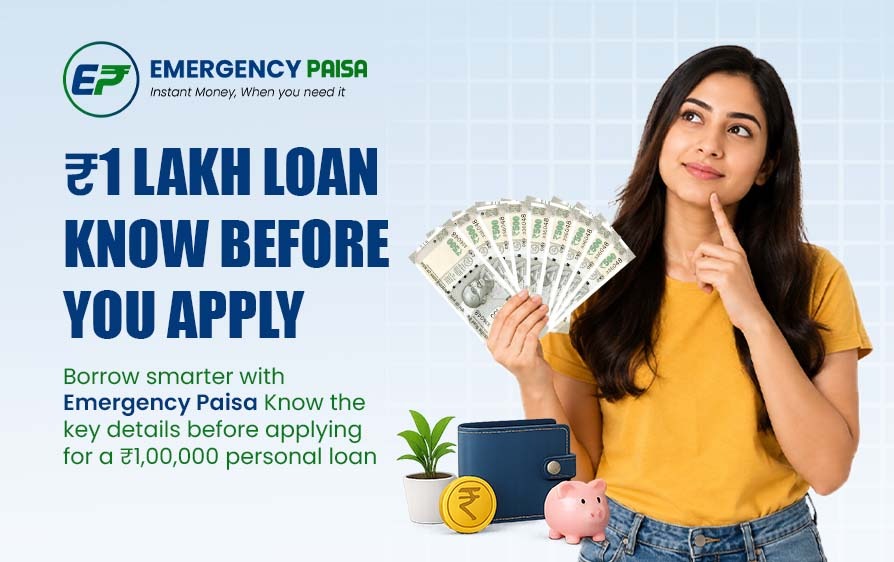 Personal Loan for ?1,00,000: What You Should Know Before You Apply